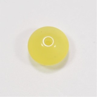 Conta Polaris Amarelo Lima 10mm - furo 2mm - 1un