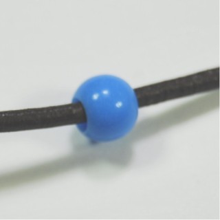 Conta em Acrílico Azul 9mm – furo 4,5mm - 1un