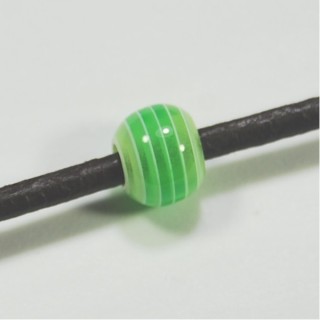 Conta em Acrílico Verde 10mm – furo 3,5mm - 1un