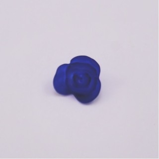 Conta em Acrílico Flor Azul 15x15mm – Furo 1mm - 1un