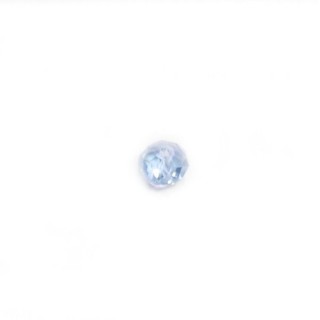 Conta de Cristal Sapphire 6x4mm - Furo 1mm - 1un