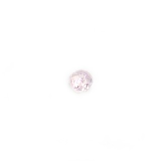 Conta de Cristal Light Rose 6x4mm - Furo 1mm - 1un