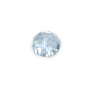 Conta de Cristal Light Sapphire 8x5mm - Furo 1mm - 1un