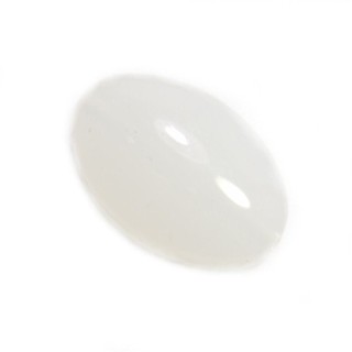 Conta de Vidro Oval Opal 19x13mm - Furo 1mm - 1un