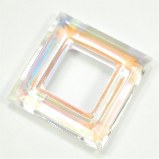 Conta de Vidro Cristal AB 30x30mm - 1un