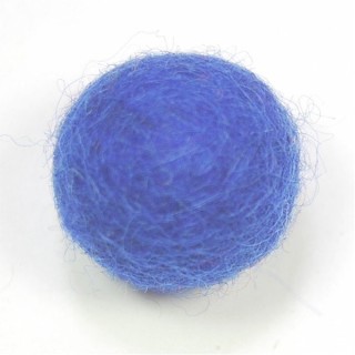 Conta de Feltro Azul Cobalto 22mm - 1un