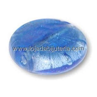 Conta Foil - Moeda - Light Sapphire - 35mm