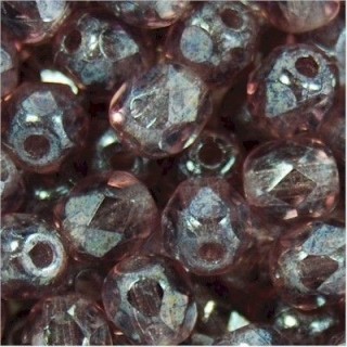 Facetadas 4mm Amethyst Hematite - 10un