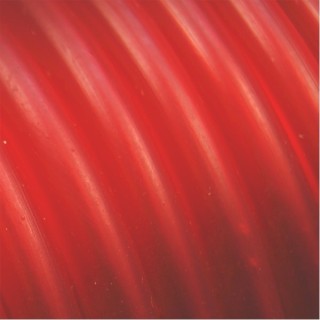 Fio de Silicone Redondo Vermelho 5mm - Furo 2,5mm - 1m