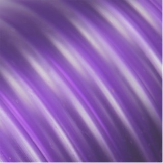 Fio de Silicone Redondo Violeta 5mm - Furo 2,5mm - 1m