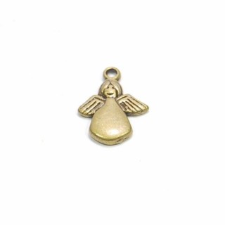 Pendente Bronze "Made For An Angel" 18x12mm - Furo 1mm - 1un