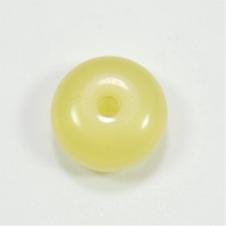 Conta Polaris Amarelo Lima 12mm – 5mm - furo 1,5mm - 1un